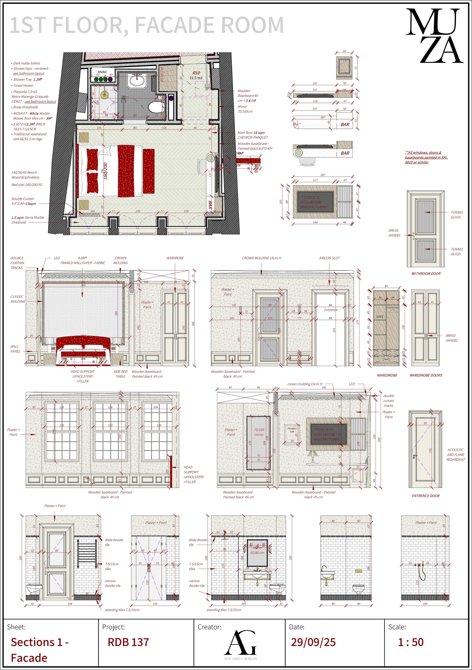 Muza Boutique hotel, Porto, Portugal — ARCHITECTURAL PLANNING (31)